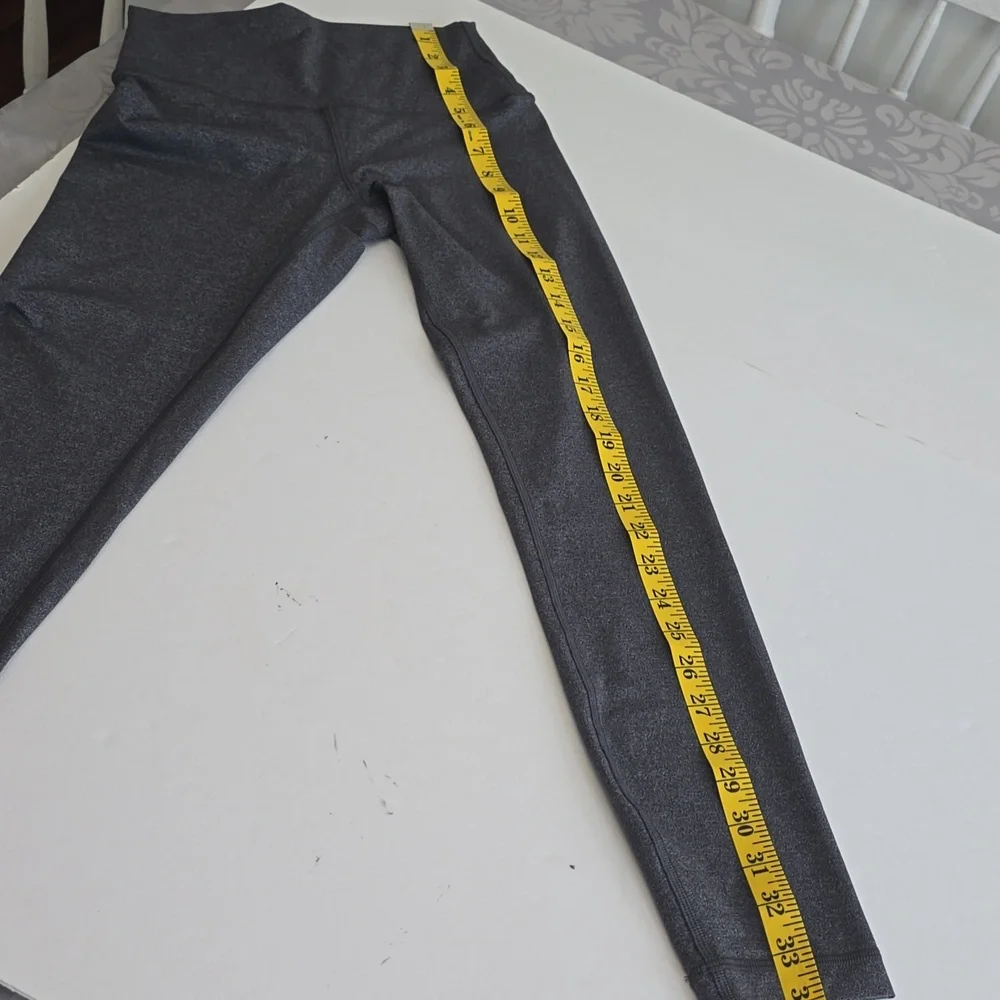 Lululemon Wunder Under Women's High Rise Leggings Tight Heather Gray Size 6